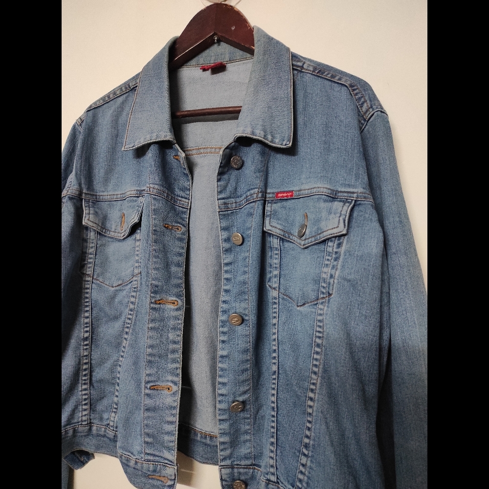 Washed Oversized Denim Jacket - Picture 6 of 13